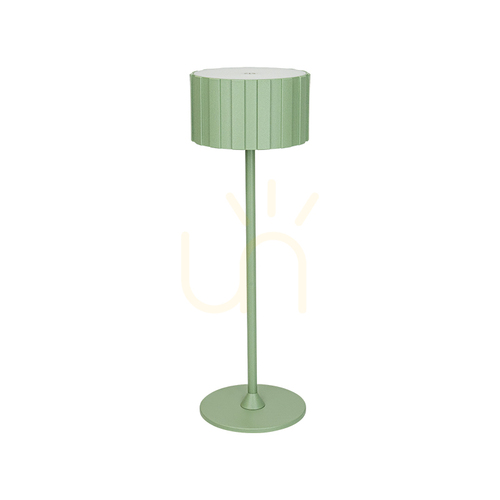 Kontrollera Bärbar utomhusbordslampa, LED 2 W, 2700 K–4000 K–6500 K, sandgrön, IP44, ZAMBELIS
