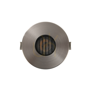 3 W LED-infälld utomhusarmatur, 2700 K, med bikakegaller i rostfritt stål, skyddsklass IP65, ZAMBELIS small 1