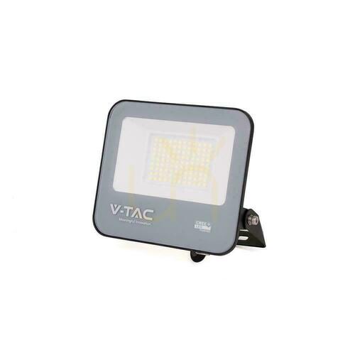 Kontrollera V-TAC CREE CHIP 50 W LED-strålkastare, 185 lm/W, svart, VT-4456, 6500 K, 9250 lm, 6 års garanti