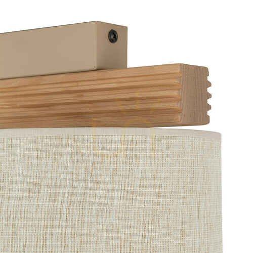 Kontrollera TK-Lighting VIGA SHADE 11769 taklampa, furu, 2 × E27