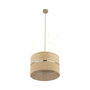 Dorma Wood Juta taklampa 1 Xe27 small 6