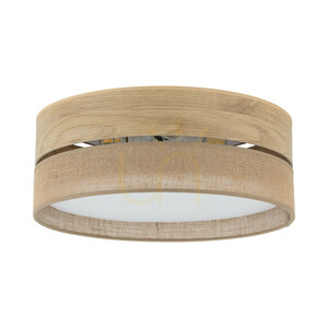 Dorma Wood Juta taklampa 45 cm 4xE27 small 0