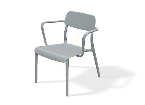 Kontrollera FRIK667 Rimo Garden fåtölj – Agate Gray från FERNE
