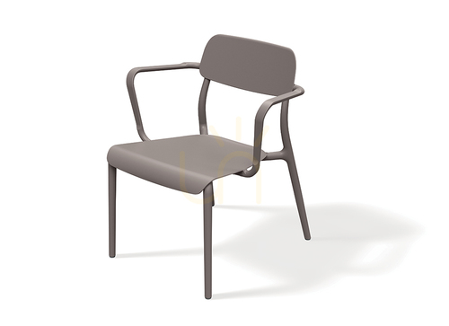 Kontrollera FRIK667 Rimo Garden fåtölj – jordnära taupe FERNE