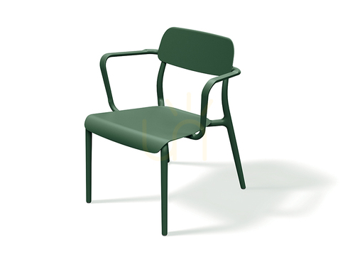 Kontrollera FRIK667 Rimo Garden fåtölj – FERNE Pine Green