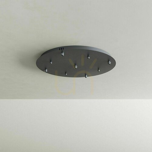 Kontrollera Lampskärm s.luce Modular rund vit metall 40 cm 3 ljuspunkter