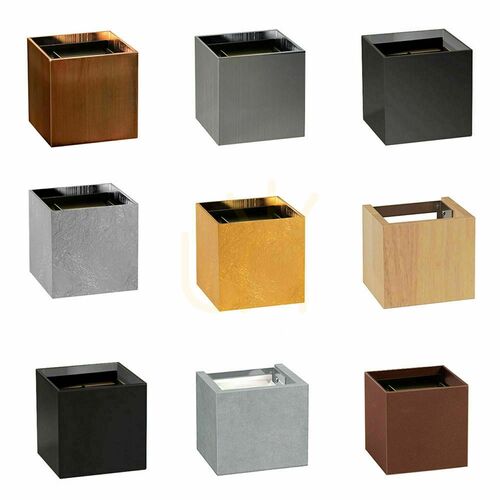 Kontrollera Tak s.luce Ixa fyrkantig gyllene metall 10 cm