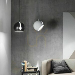 Pendellampa s.luce Ball koppar metall rund 20 cm small 13