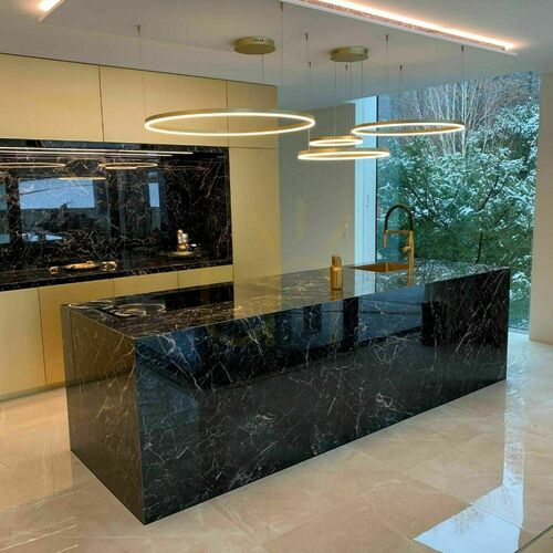Kontrollera Pendellampa s.luce Ring LED gyllene Ø60 cm dimbar