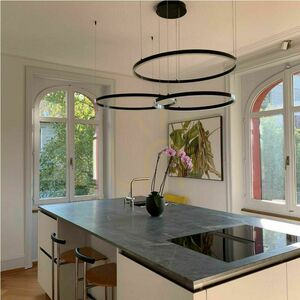 Pendellampa s.luce Ring LED guld Ø80 cm rund dimbar varmvit 9 Pendellampa s.luce Ring LED guld Ø80 cm rund dimbar varmvit small 9