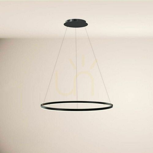 Kontrollera Pendellampa s.luce Ring LED gyllene Ø100 cm