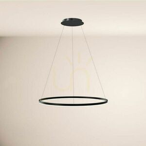 s.luce Ring LED-pendellampa, guld, Ø 100 cm, varmvitt, dimbar small 1