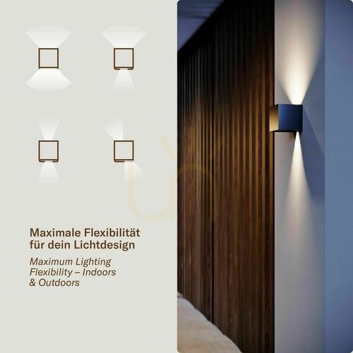 Kontrollera Vägglampa s.luce Ixa LED betong 10 cm IP44