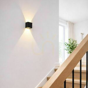 s.luce Ixa Blattsilber fyrkantig LED-vägglampa 10 W 3000 K small 7