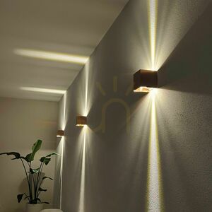 Vägglampa s.luce Ixa LED Krom Kvadratisk 10 cm 3000 K Dimbar IP20 small 4