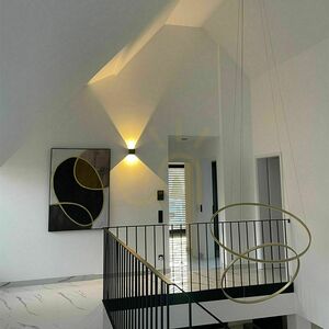 Vägglampa s.luce Ixa LED koppar kvadratisk 10 cm 3000 K dimbar small 12