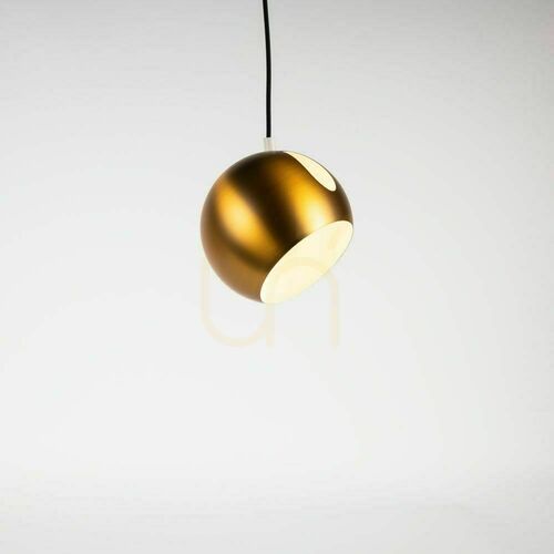 Kontrollera Ljuskrona s.luce Ball gyllen metall rund 20 cm E27 1 ljuspunkt
