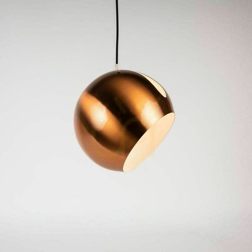 Kontrollera Ljuskrona s.luce Ball koppar metall rund 30 cm E27 1 ljuspunkt