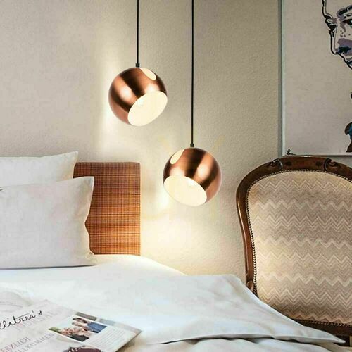 Kontrollera Ljuskrona s.luce Ball rund gyllene metall 30 cm E27 dimbar