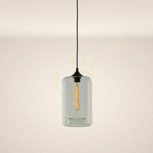 Kontrollera Pendellampa s.luce Cruet glas transparent E27 retro 17 cm