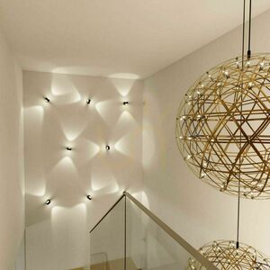 s.luce Beam vägglampa i aluminium med glaslinser Up & Down G9 40 W 8 cm small 7
