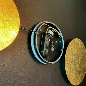 Plafond s.luce Cloud LED rund gyllene 40 cm varmvit 3000 K dimbar metall small 7