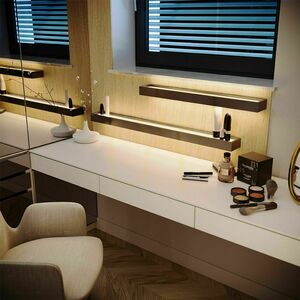 Plafond s.luce Cusa LED svart 105 cm rektangulär 3000 K 900 lm small 8