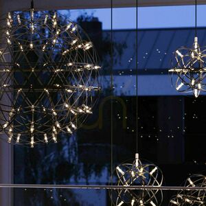 Ljuskrona s.luce Atom XL rund gyllene metall LED dimbar 152 ljuspunkter small 9