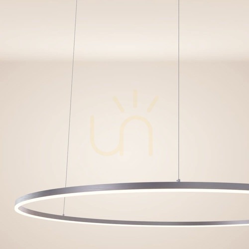 Kontrollera Pendellampa s.luce Ring LED silver Ø150 cm dimbar 3000K