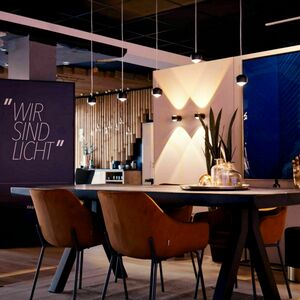 s.luce Beam LED-pendellampa svart Ø 8 cm 3000 K dimbar 158713 small 6