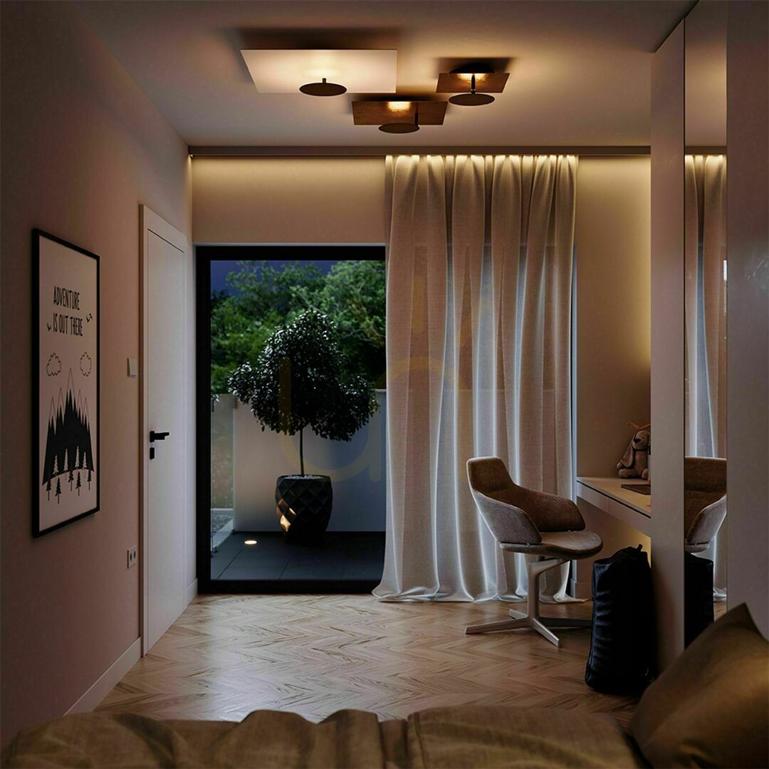 Display Plafond s.luce Plate LED 30 cm vit metall rund dimbar 3000 K Plafond s.luce Plate LED 30 cm vit metall rund dimbar 3000 K