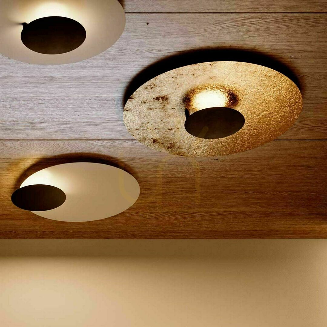 Visa Plafond s.luce Plate LED 30 cm vit metall rund dimbar 3000 K Plafond s.luce Plate LED 30 cm vit metall rund dimbar 3000 K