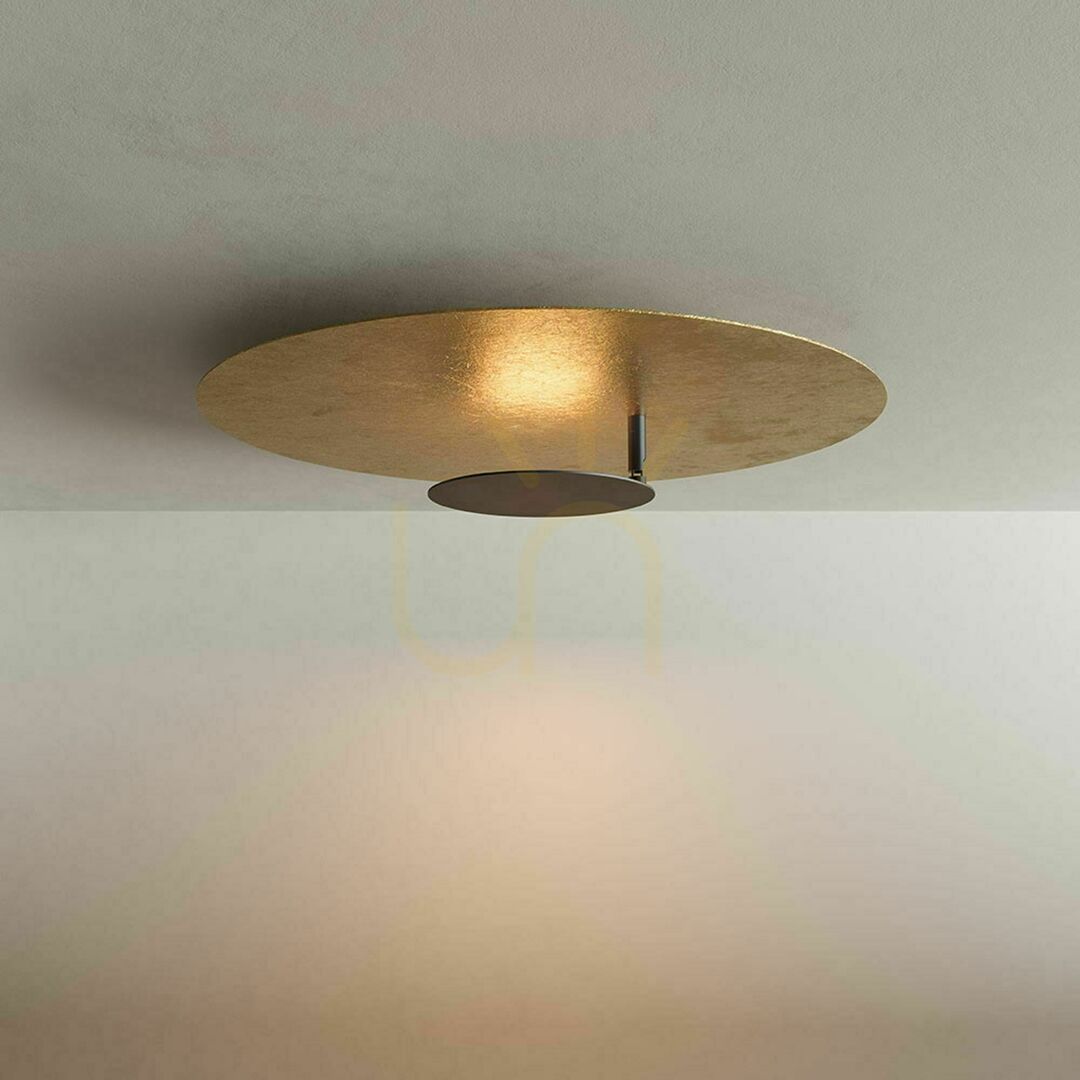 Kontrollera Plafond s.luce Plate LED 30 cm vit metall rund dimbar 3000 K Plafond s.luce Plate LED 30 cm vit metall rund dimbar 3000 K