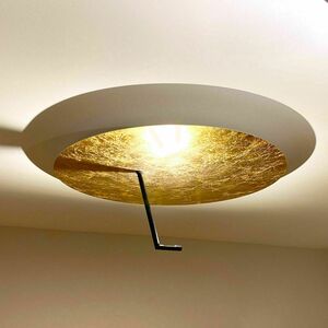 Plafond s.luce Hook LED rund vit 30 cm 3000K 18W dimbar metall small 1
