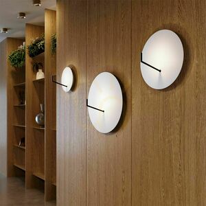 Plafond s.luce Hook LED rund vit 30 cm 3000K 18W dimbar metall small 5