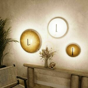 Plafond s.luce Edge LED 60 cm rund metall gyllene dimbar 3000 K small 5
