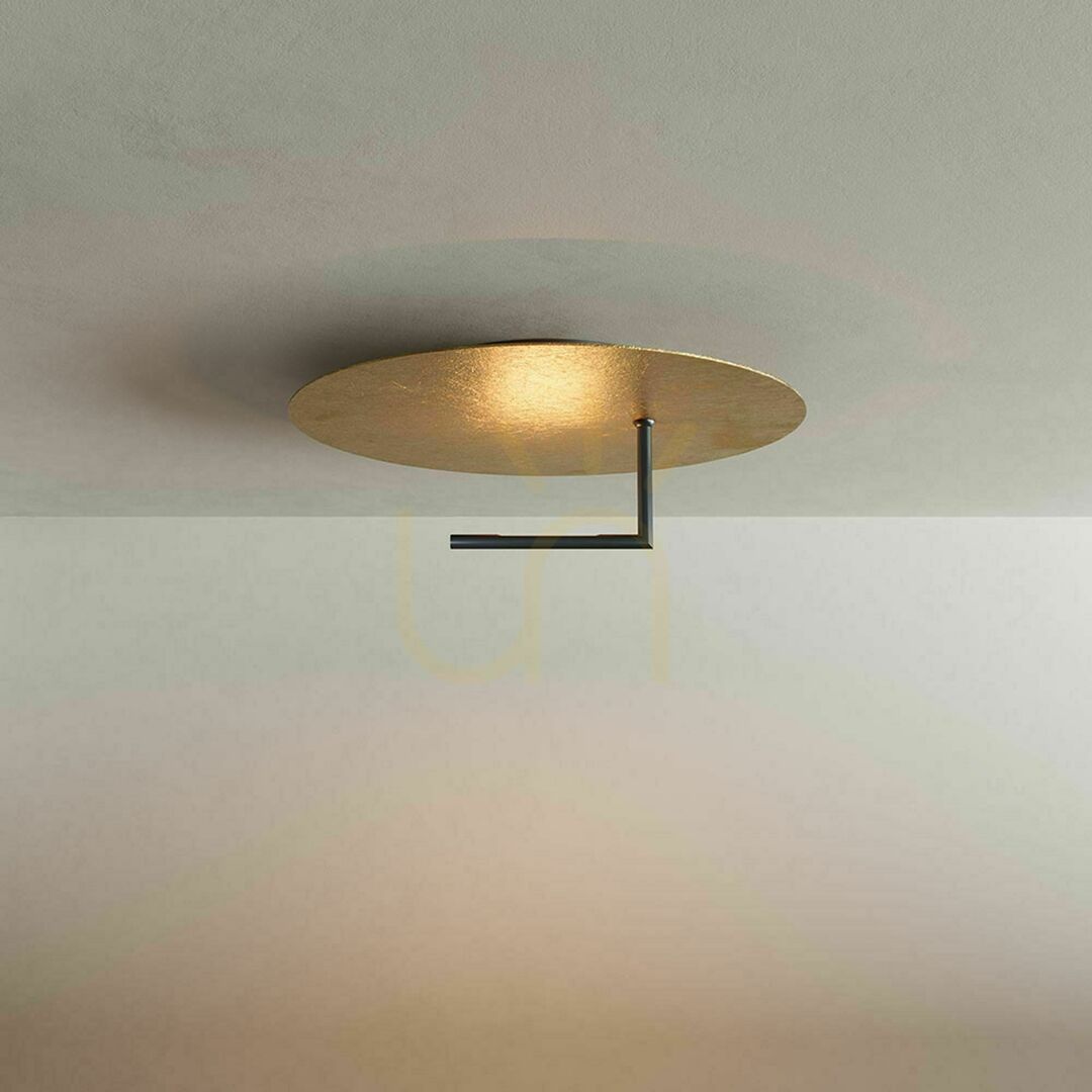 Visa Plafond s.luce Edge LED kvadratisk gyllene metall 30 cm 3000 K dimbar Plafond s.luce Edge LED kvadratisk gyllene metall 30 cm 3000 K dimbar
