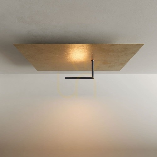 Kontrollera Plafond s.luce Edge LED rund gyllene metall 60 cm dimbar 3000 K 18 W