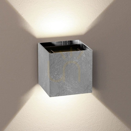 Kontrollera Vägglampa s.luce Ixa LED rörelsesensor silver 10 cm IP44