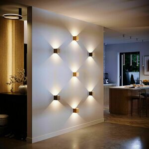 Vägglampa s.luce Ixa LED rörelsesensor krom 10 cm IP44 small 8