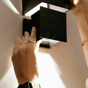 Vägglampa s.luce Ixa LED rörelsesensor antracit 10 cm IP44 small 13