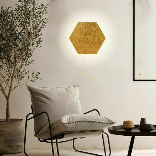 Kontrollera Vägglampa s.luce Hive LED svart rund 35 cm dimbar varmvit modern