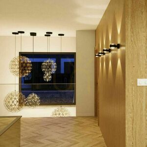 Vägglampa s.luce Beam LED silver rund metall 2x7W dimbar upp- och nedljus 1 Vägglampa s.luce Beam LED silver rund metall 2x7W dimbar upp- och nedljus small 1