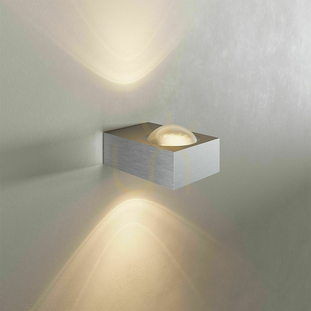 Display Vägglampa s.luce Beam X svart rektangulär metall G9 12 cm Vägglampa s.luce Beam X svart rektangulär metall G9 12 cm