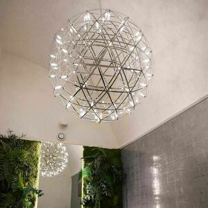 s.luce Atom LED-pendellampa 50 cm, svartkrom, dimbar small 7