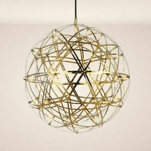 Pendellampa s.luce Atom LED gyllene 50 cm dimbar rund moderna 1 Pendellampa s.luce Atom LED gyllene 50 cm dimbar rund moderna small 1