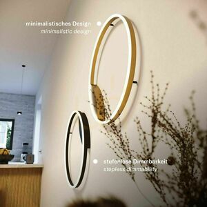 Plafond s.luce Ring LED rund silver 60 cm dimbar varmvit 3000 K 4 Plafond s.luce Ring LED rund silver 60 cm dimbar varmvit 3000 K small 4