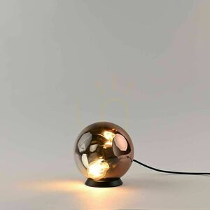 Bordslampa s.luce Orb glas rund gyllene 30 cm small 11