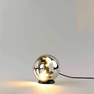 Bordslampa s.luce Orb glas rund gyllene 30 cm small 13