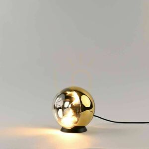 Bordslampa s.luce Orb glas rund gyllene 30 cm small 14